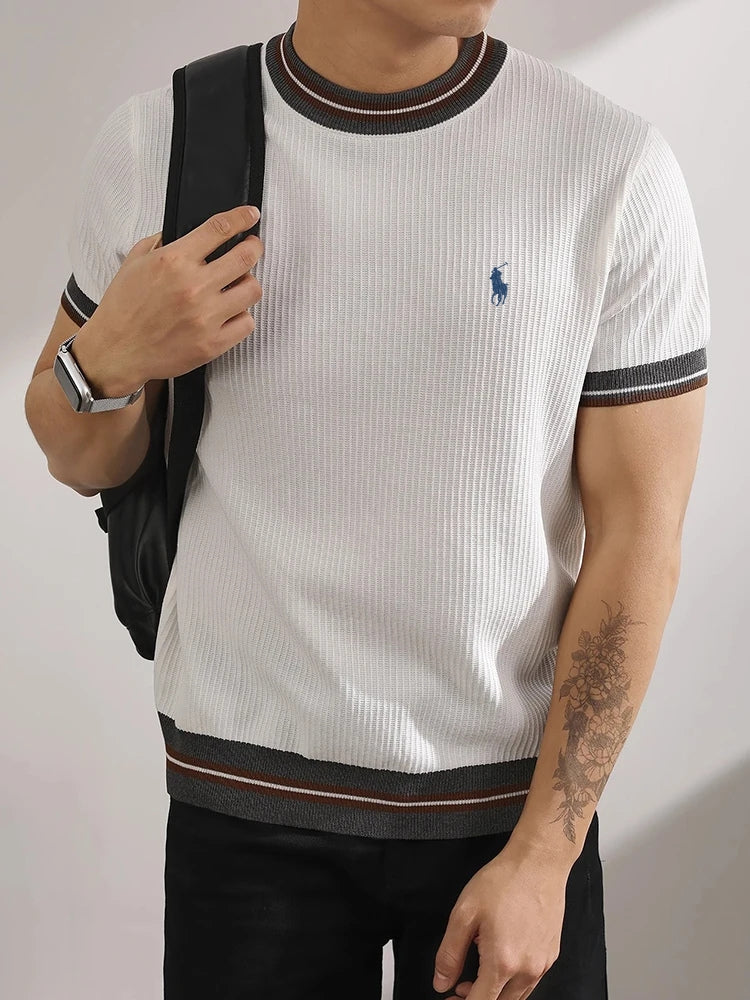 Casual T-shirt för män - med ren passform