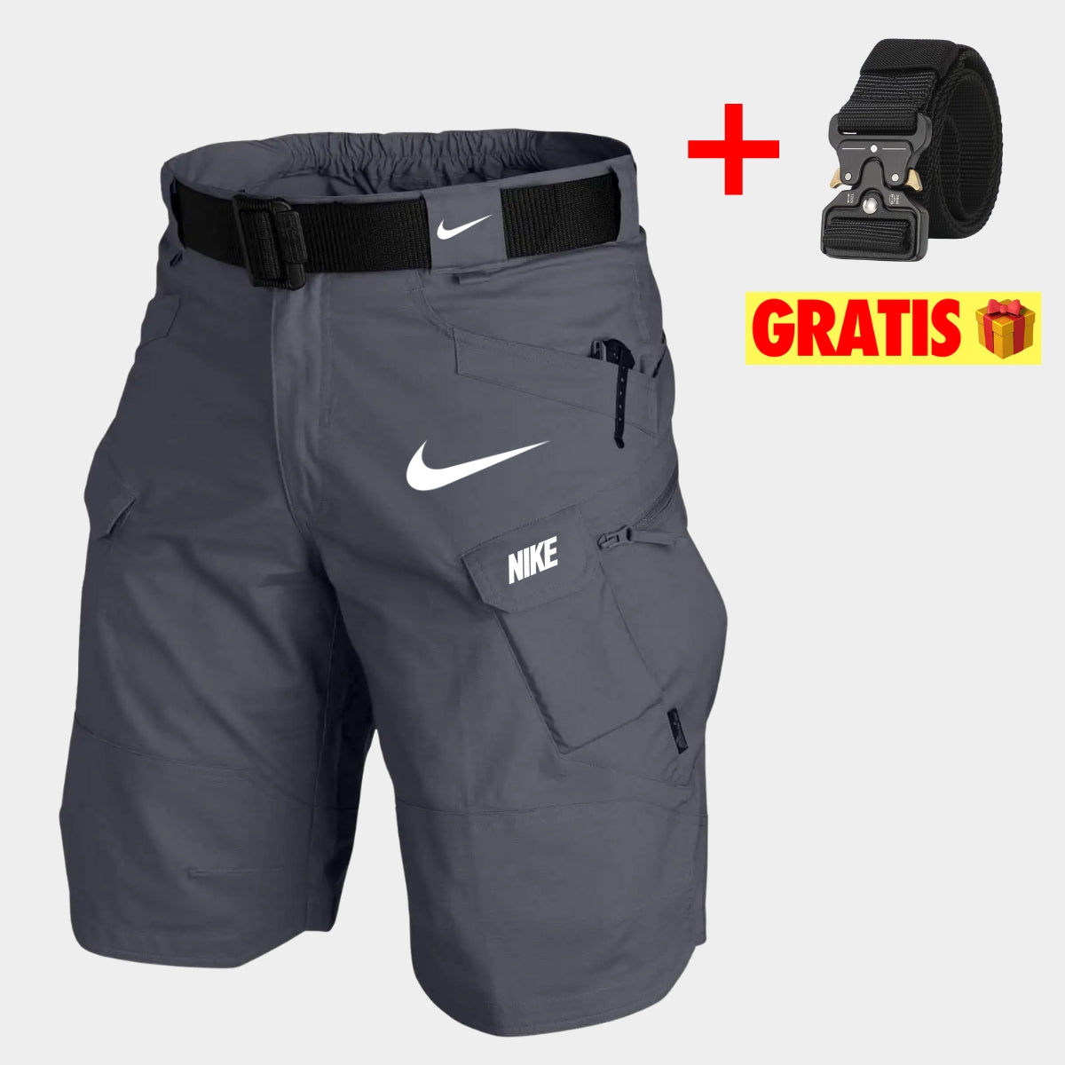 Taktiska Cargo-shorts + Gratis Bälte — UTFÖRSÄLJNING