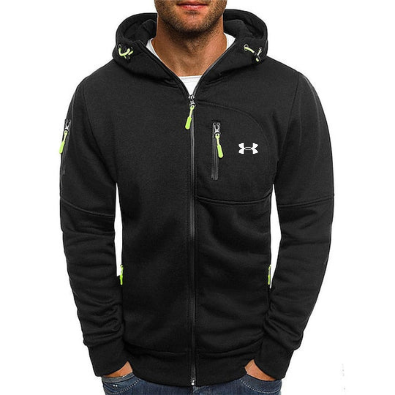 Premium Komfort Zip-Up Hoodie - Utförsäljning