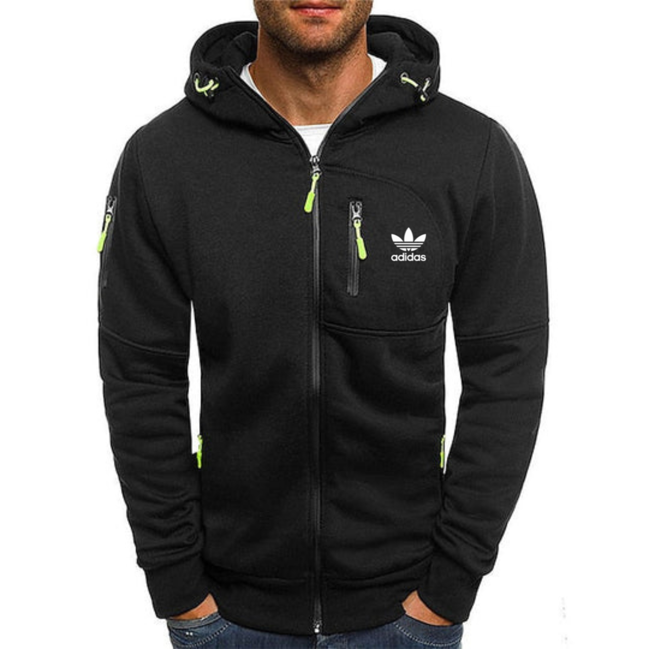 Premium Komfort Zip-Up Hoodie - Utförsäljning