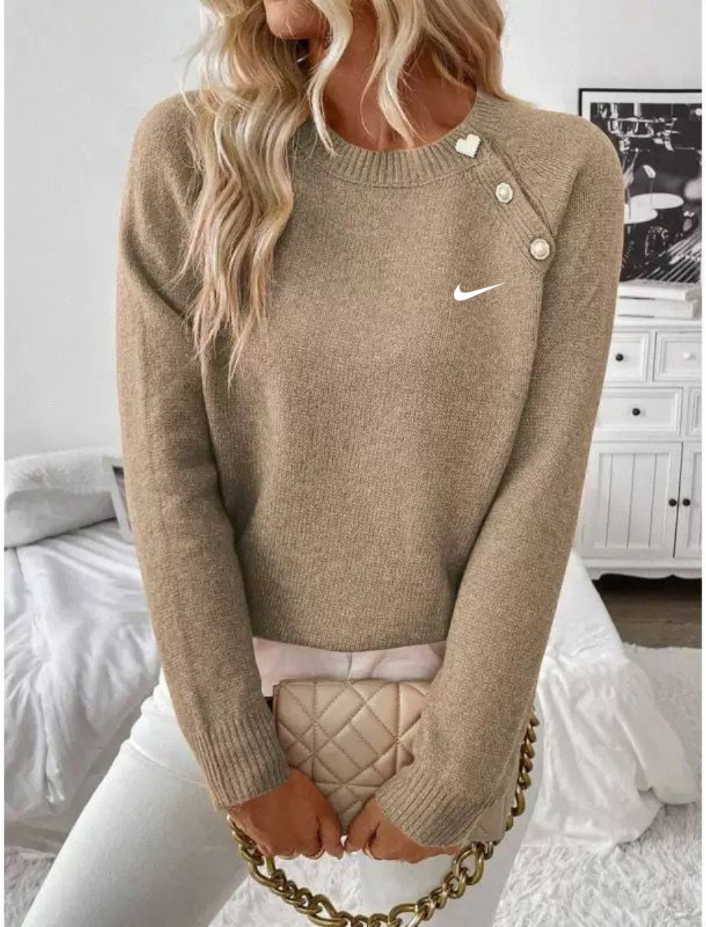 Essential Chic Knapptröja || Utförsäljning