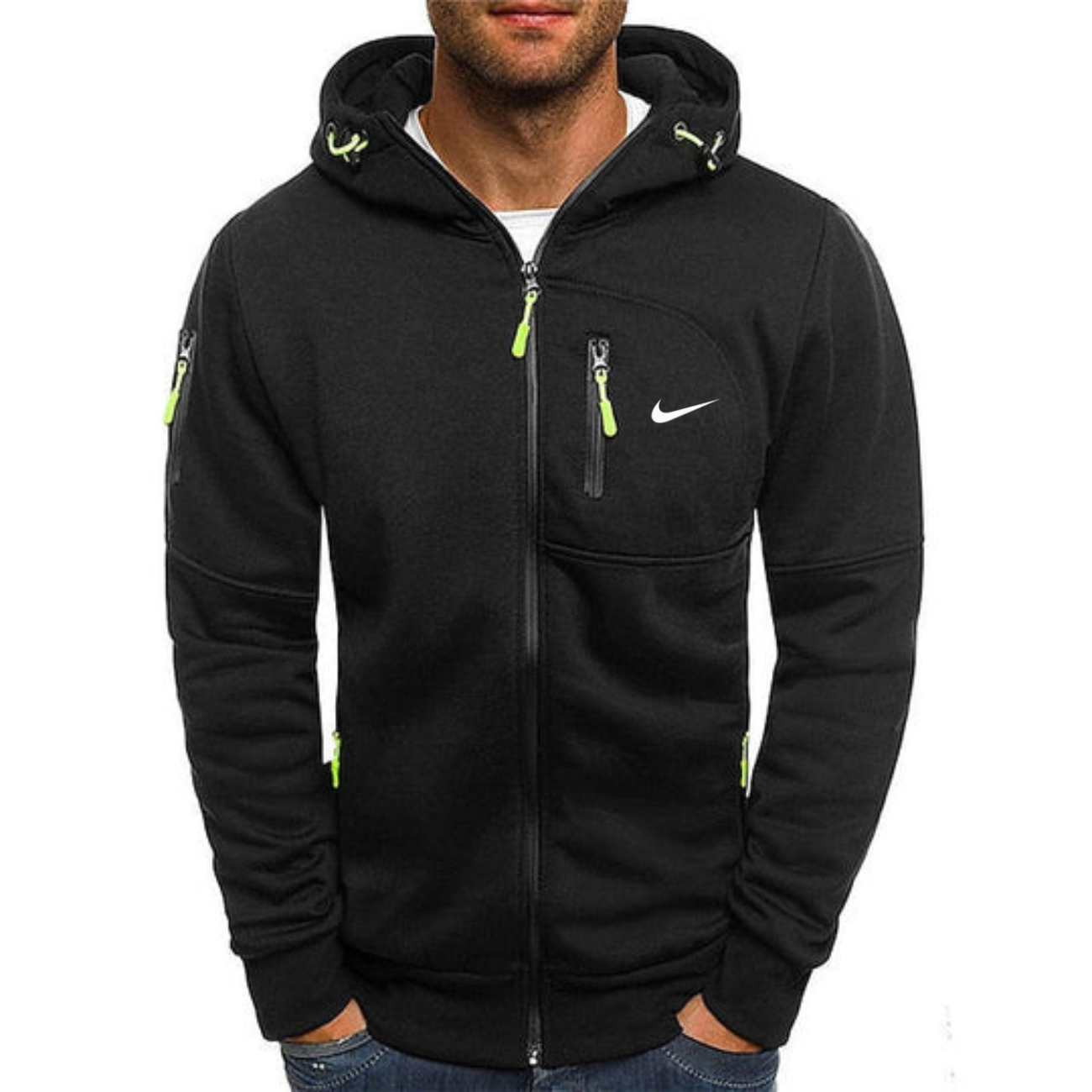 Premium Komfort Zip-Up Hoodie - Utförsäljning