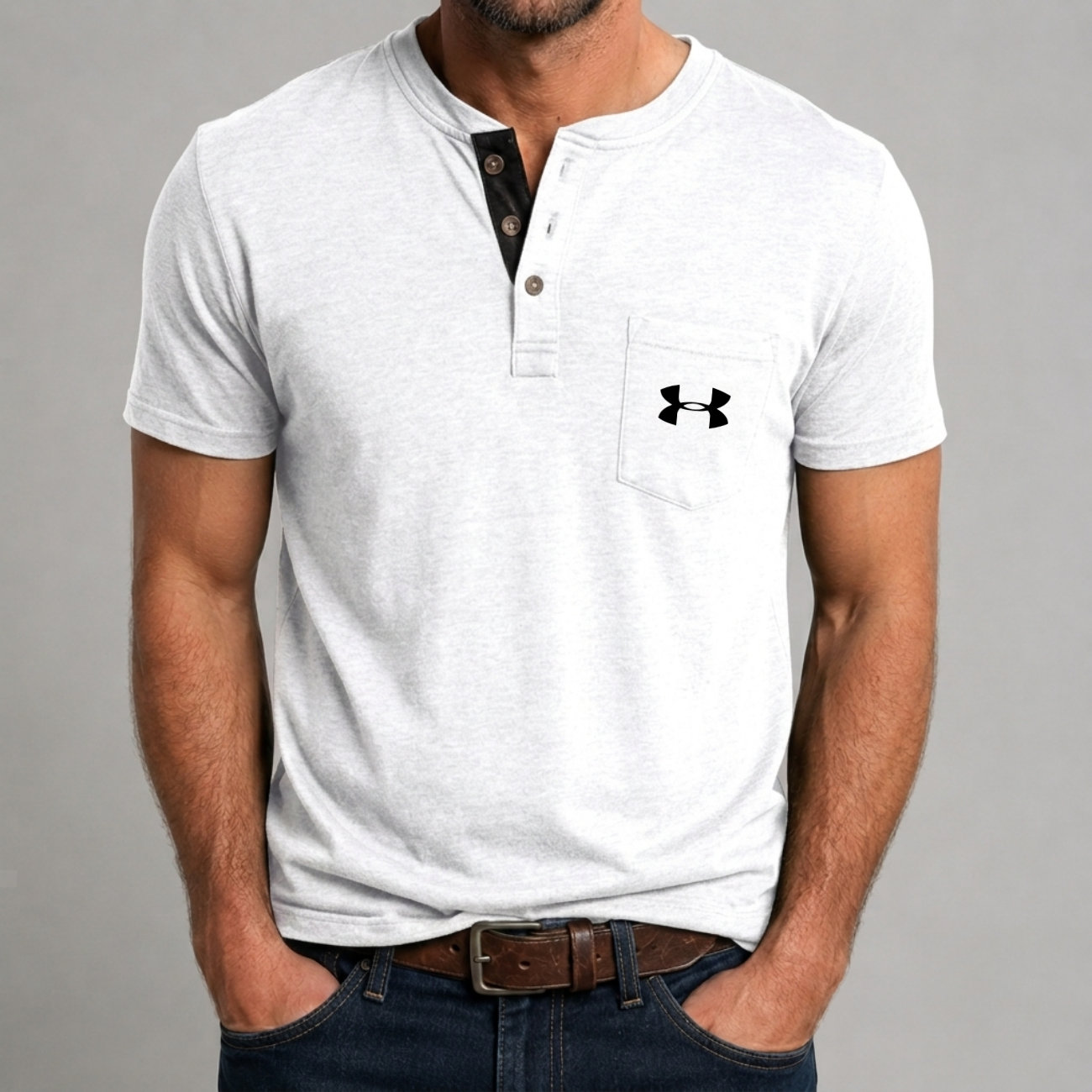 Premium Slub Knit Henley - Utförsäljning