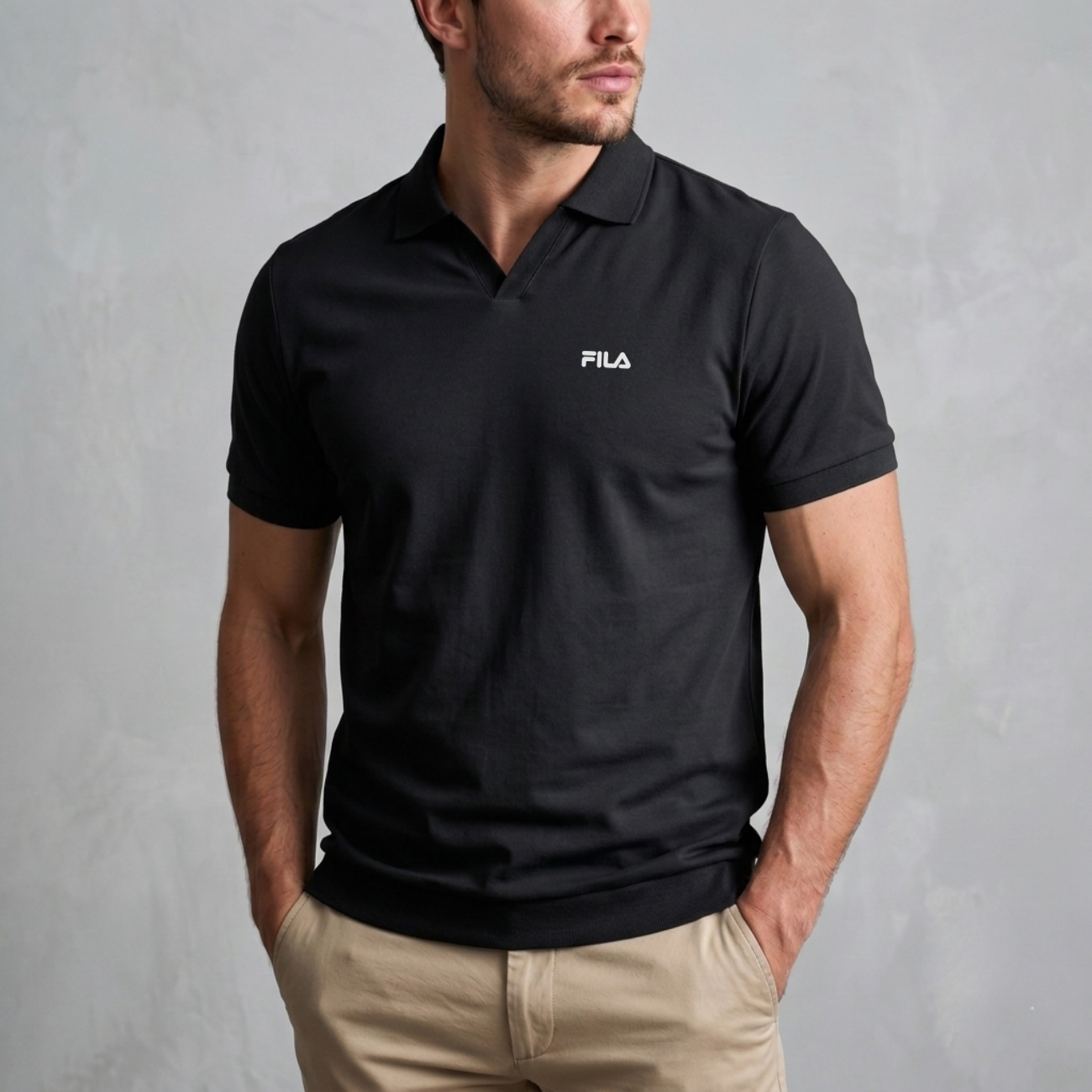V-Placket Polo - Utförsäljning