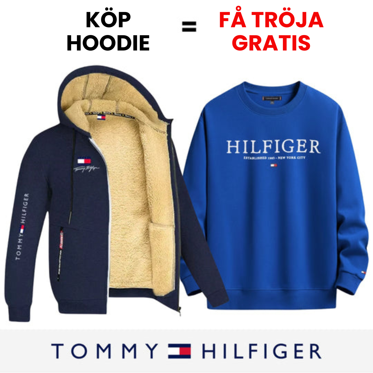 Premium Sherpa Hoodie + Sweat Erbjudande || BEGRĂNSAD ERBJUDANDE