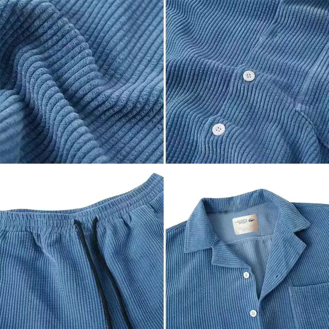 Avslappnat Set med Skjorta och Shorts || LAGERRÖJNINGSPRIS