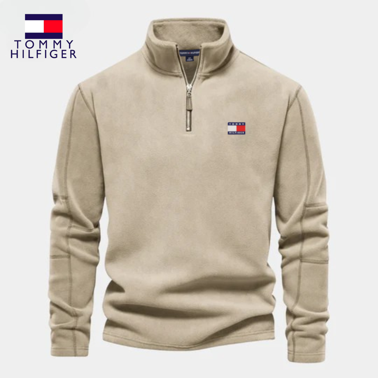 TH™ Half Zip Sweatshirt | I Bomull