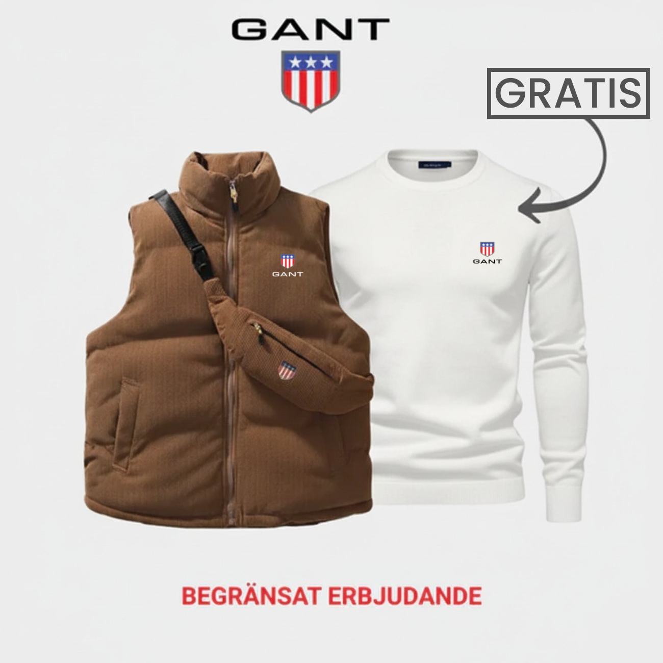 Komfort & Stil: Väst + Tröja 1+1 Gratis Erbjudande || Utförsäljning