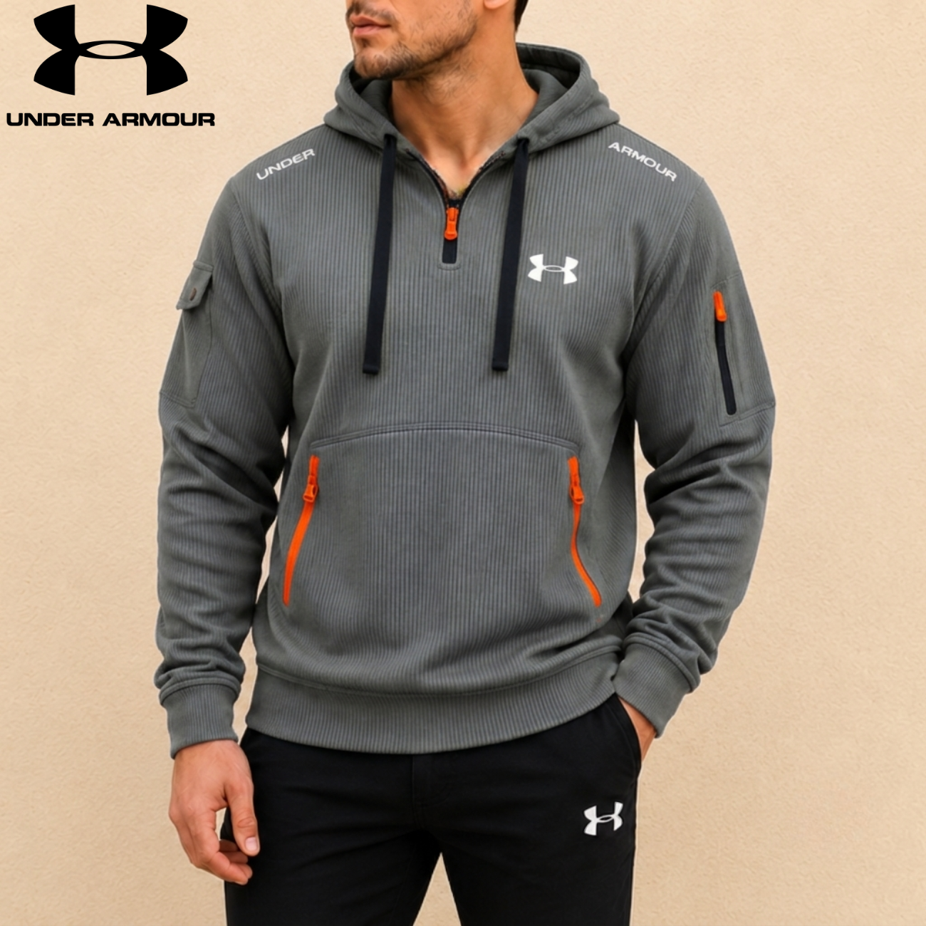 Hybrid Zip Hoodie || Utförsäljning
