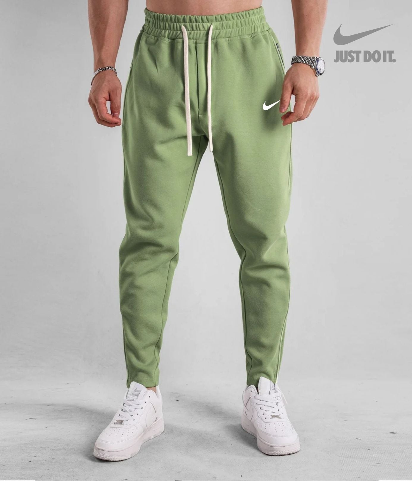 Streetwearbyxor || Med Dragkedja vid Fotleden