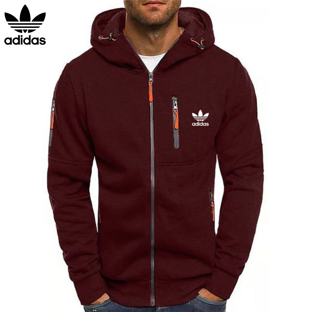 Premium Komfort Zip-Up Hoodie || Utförsäljning