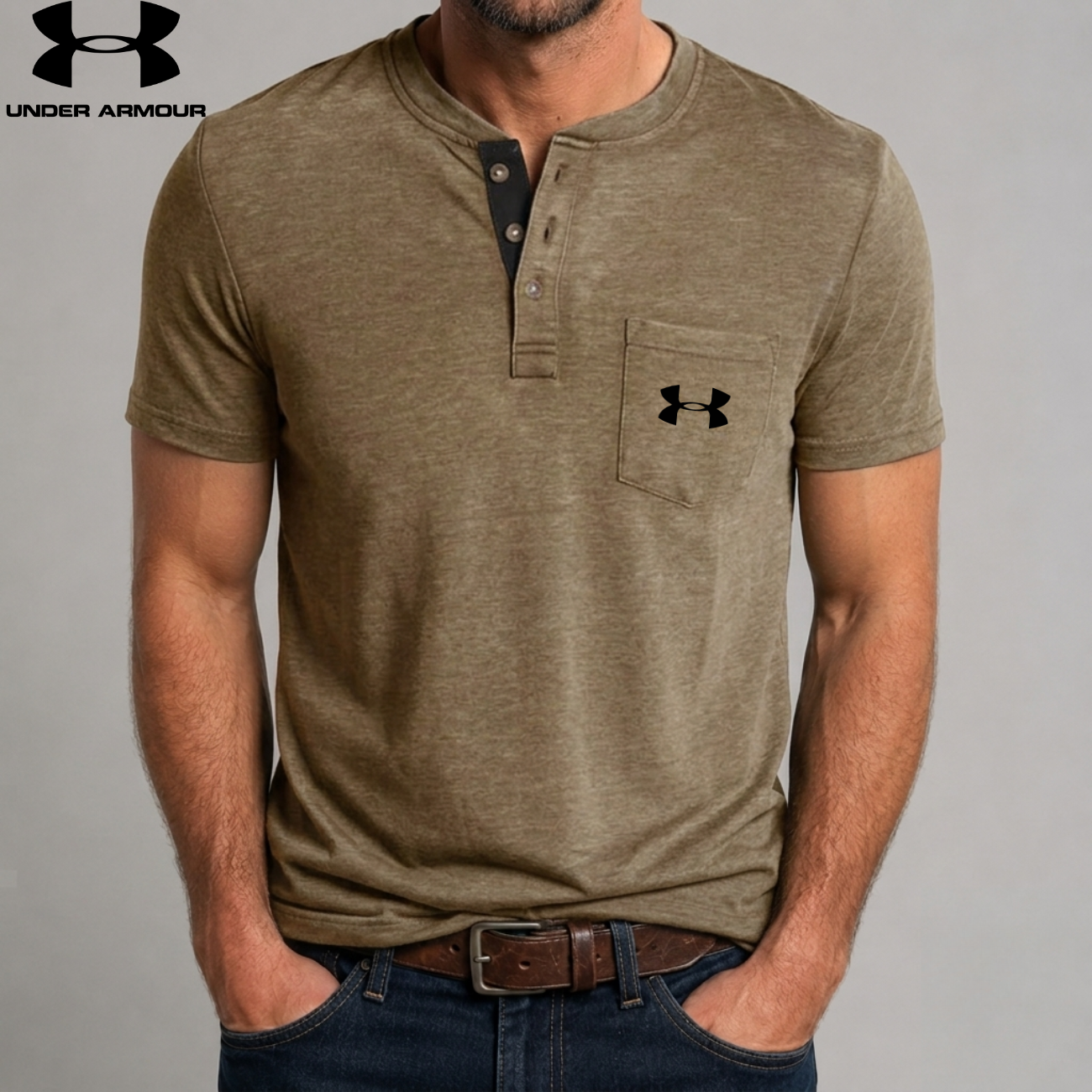 Premium Slub Knit Henley || Utförsäljning