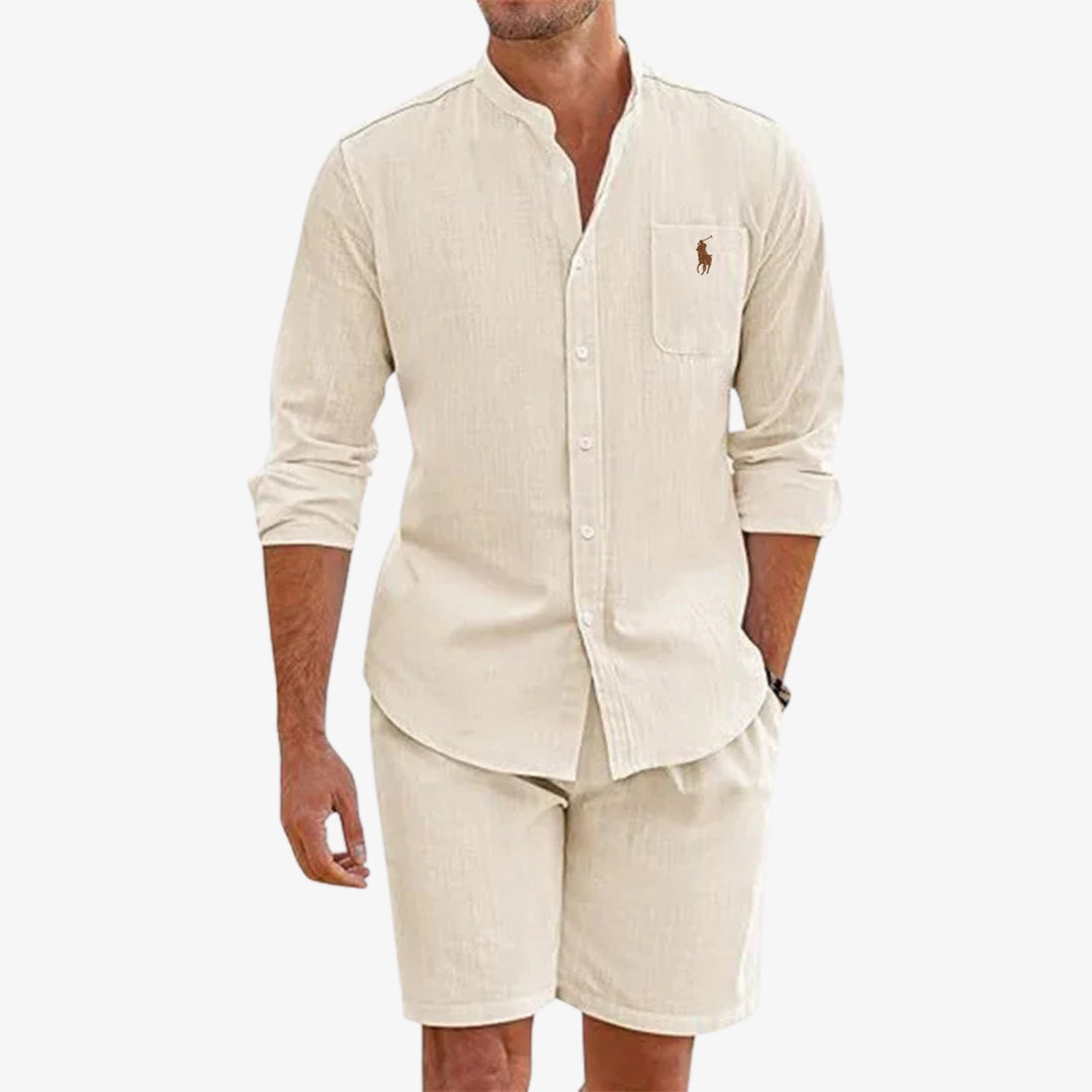Elegant Set Skjorta & Shorts - UTFÖRSÄLJNING