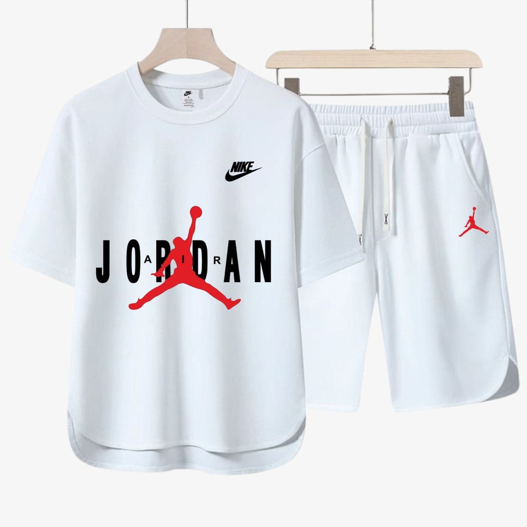 Avslappnad Herroutfit - T-shirt och Shorts