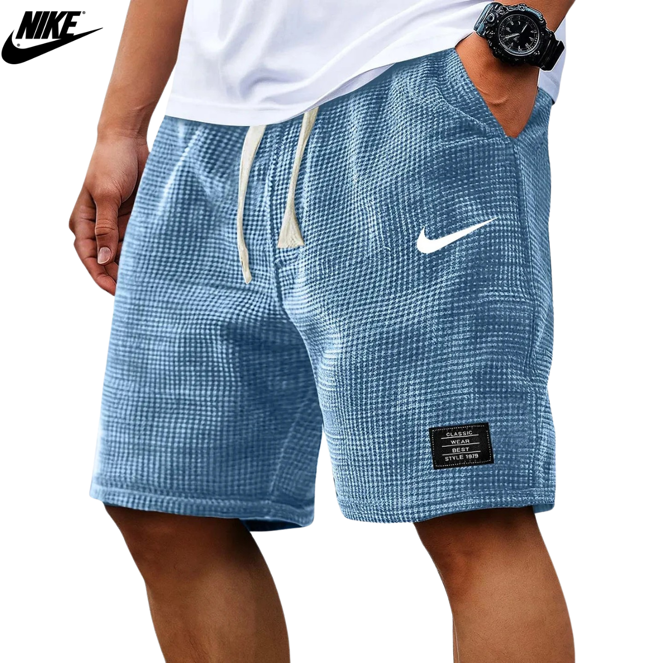 2026 Texturerade Waffle Knit-Shorts || Utförsäljning