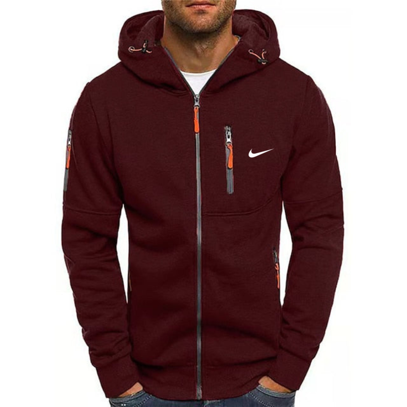 Premium Komfort Zip-Up Hoodie - Utförsäljning