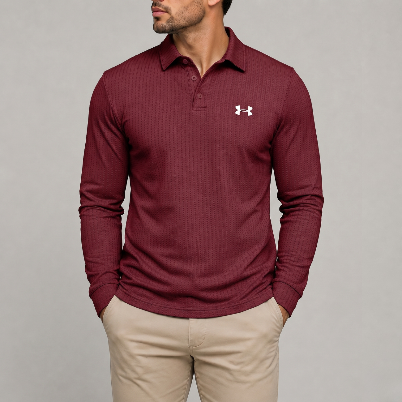 Långärmad Performance Polo - Utförsäljning