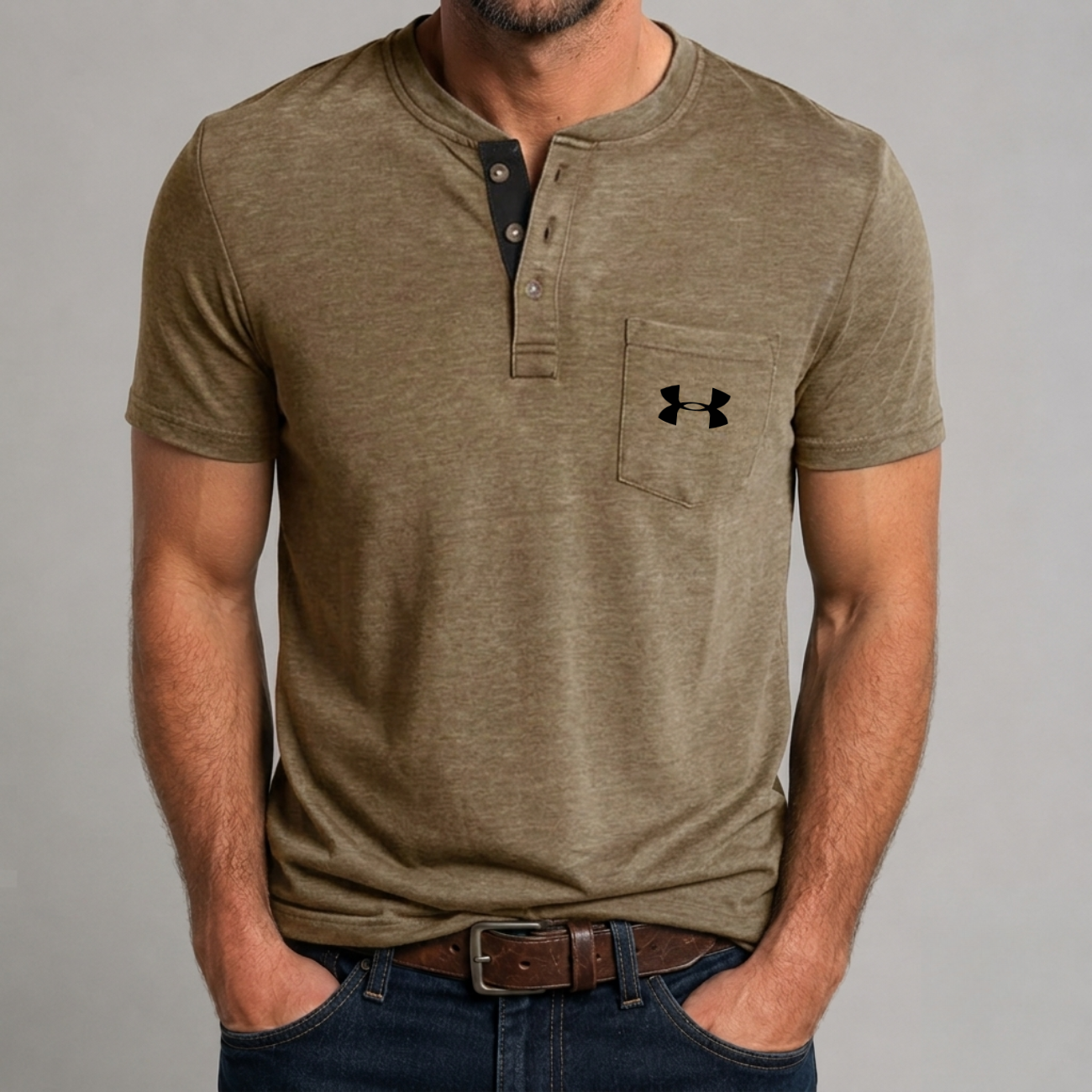 Premium Slub Knit Henley - Utförsäljning