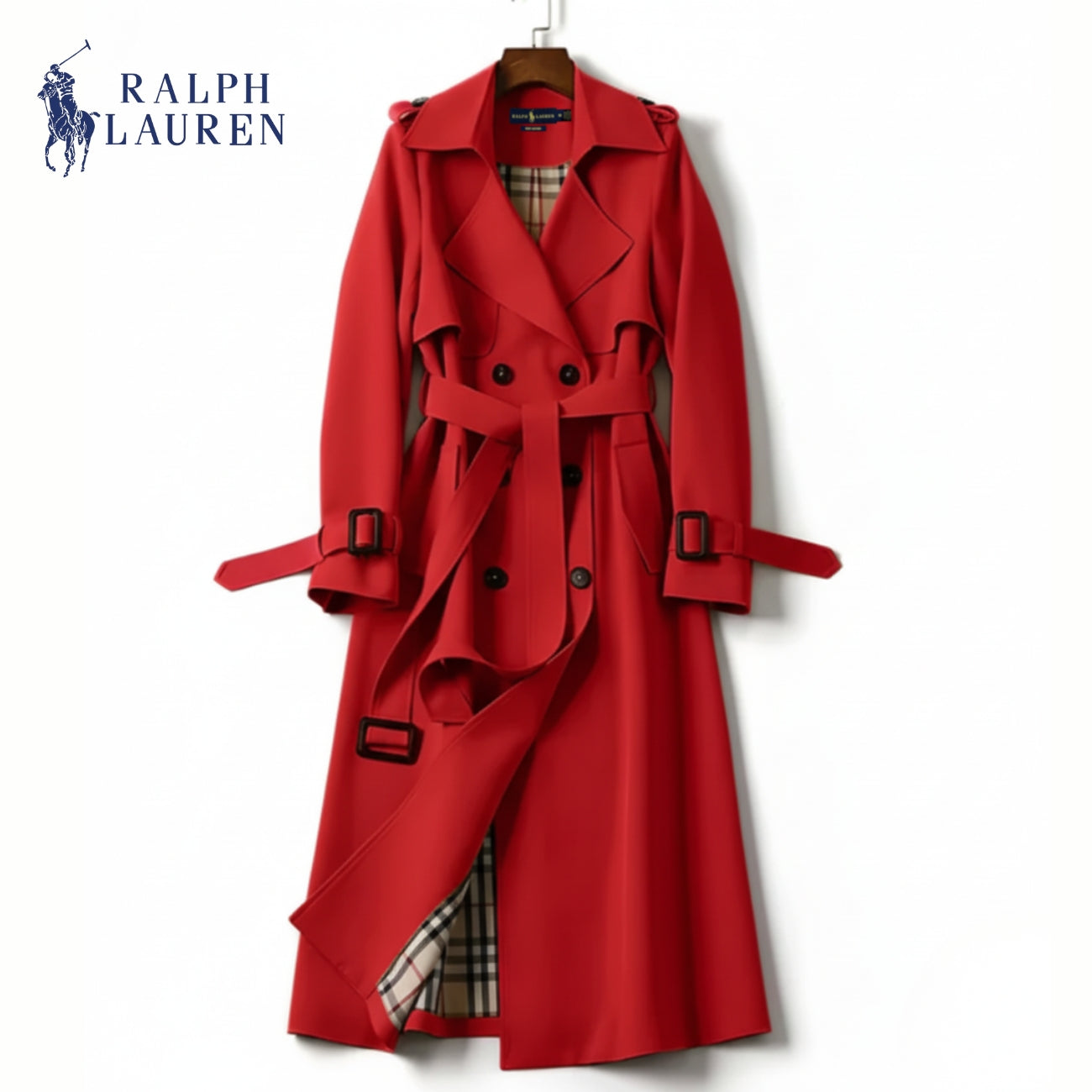 Elegant Trenchcoat med Bälte || UTFÖRSÄLJNINGSPRIS