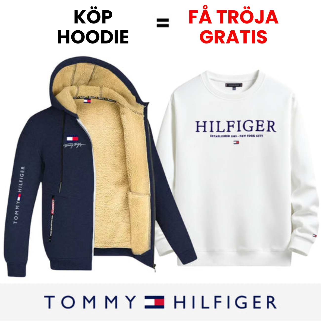 Premium Sherpa Hoodie + Sweat Erbjudande || BEGRĂNSAD ERBJUDANDE