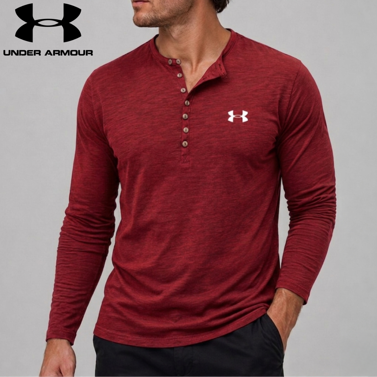 Långärmad Henley || Utförsäljning