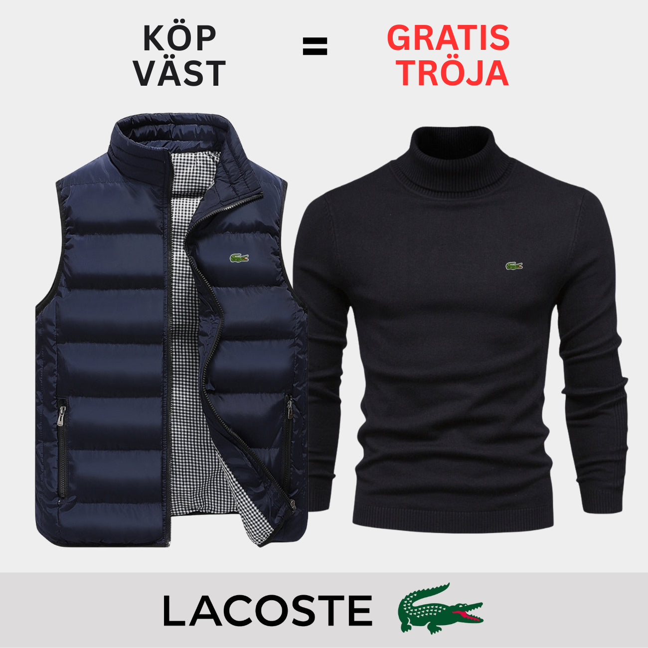 PREMIUM CASUAL VÄST + TRÖJA ERBJUDANDE || BEGRÄNSAT TID ERBJUDANDE