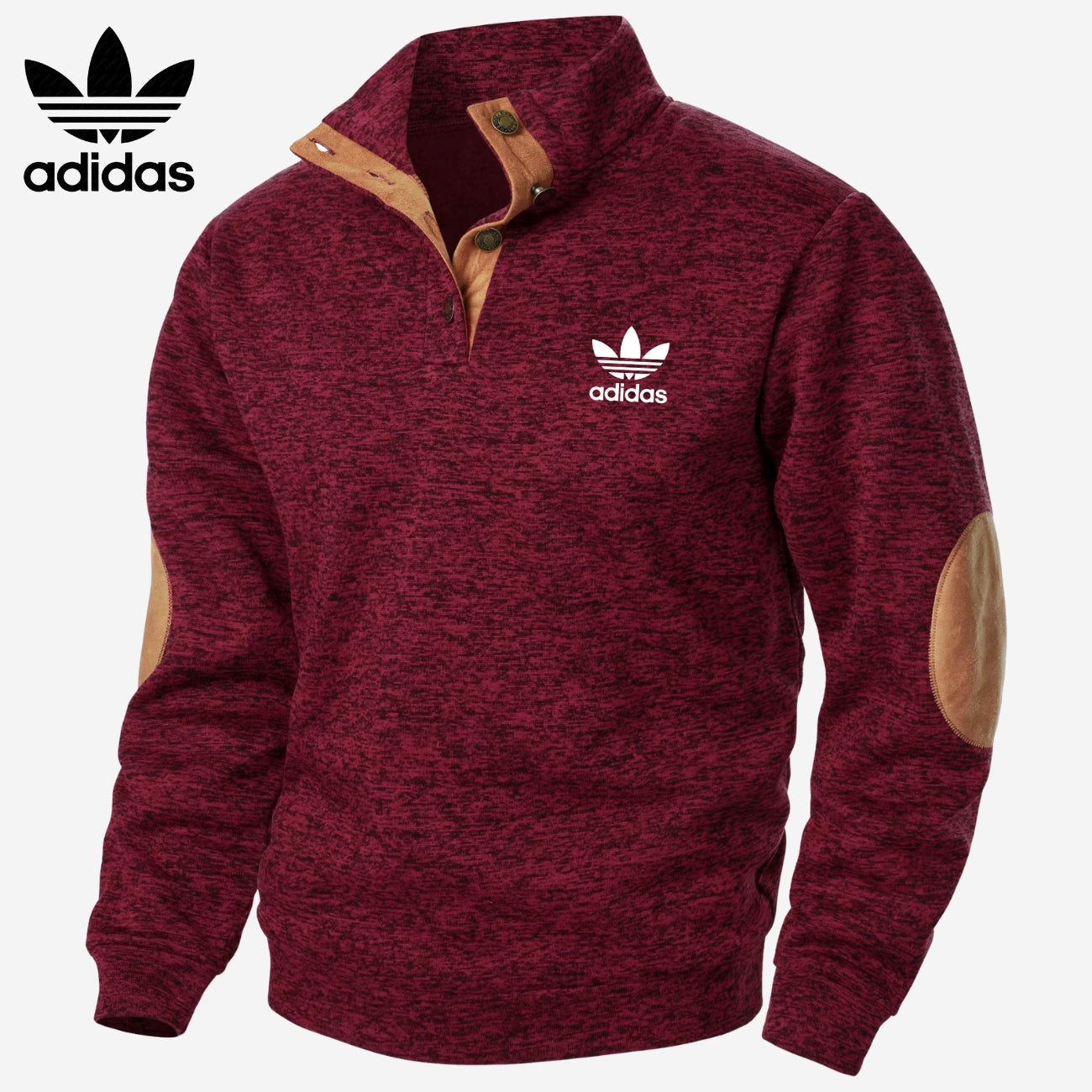 Halvknäppt sweatshirt || UTFÖRSÄLJNING