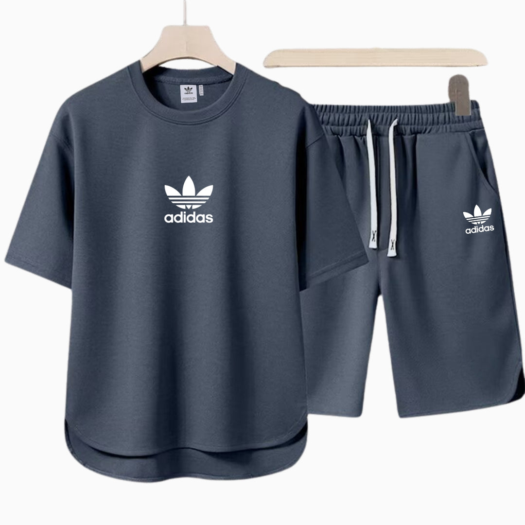 Casual Set för män - T-shirt och shorts
