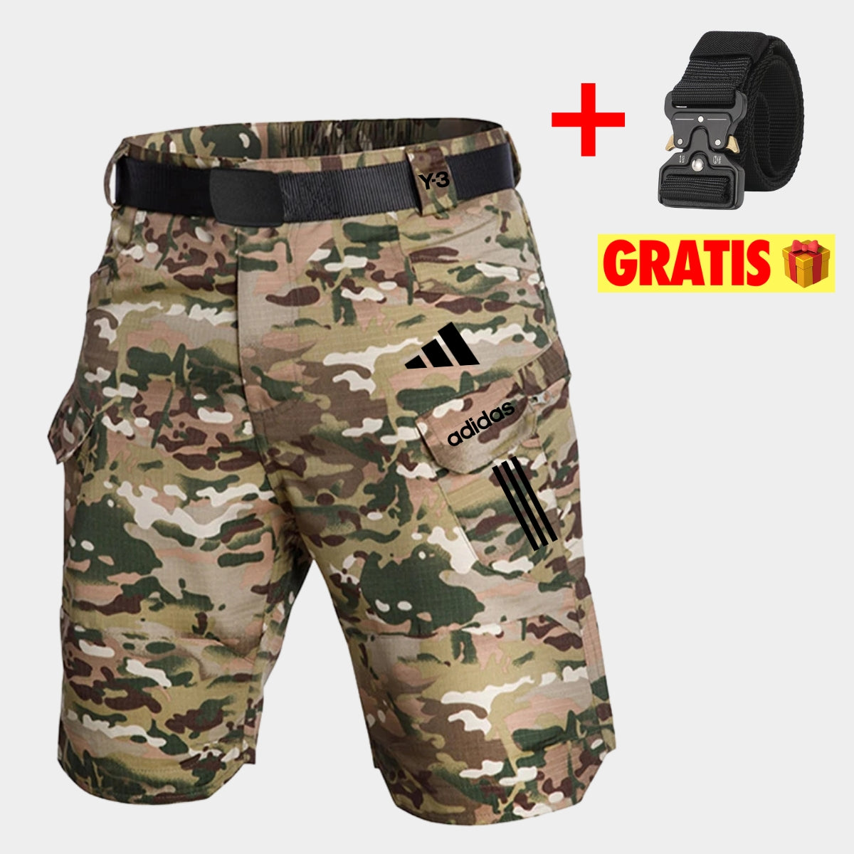 Taktiska Cargo-shorts + Gratis Bälte — UTFÖRSÄLJNING