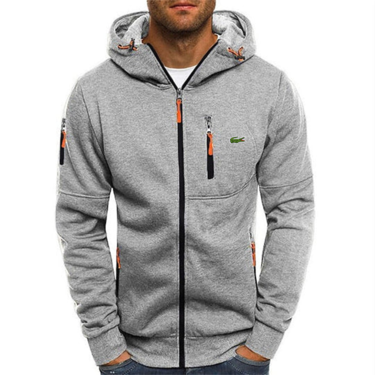 Premium Komfort Zip-Up Hoodie - Utförsäljning
