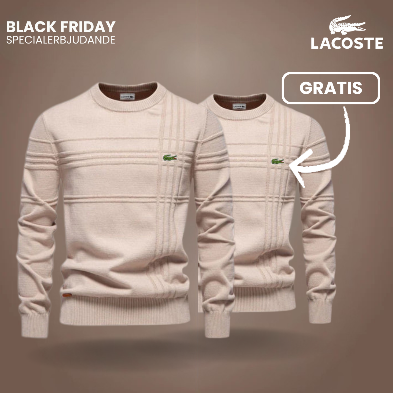 Herrtröja med Texturerad Design LC™ 1+1 Gratis (Utförsäljning)