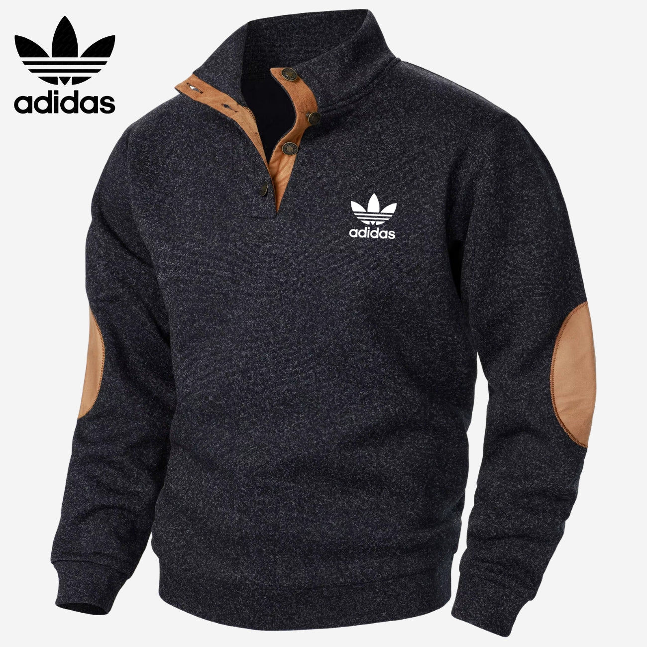 Halvknäppt sweatshirt || UTFÖRSÄLJNING