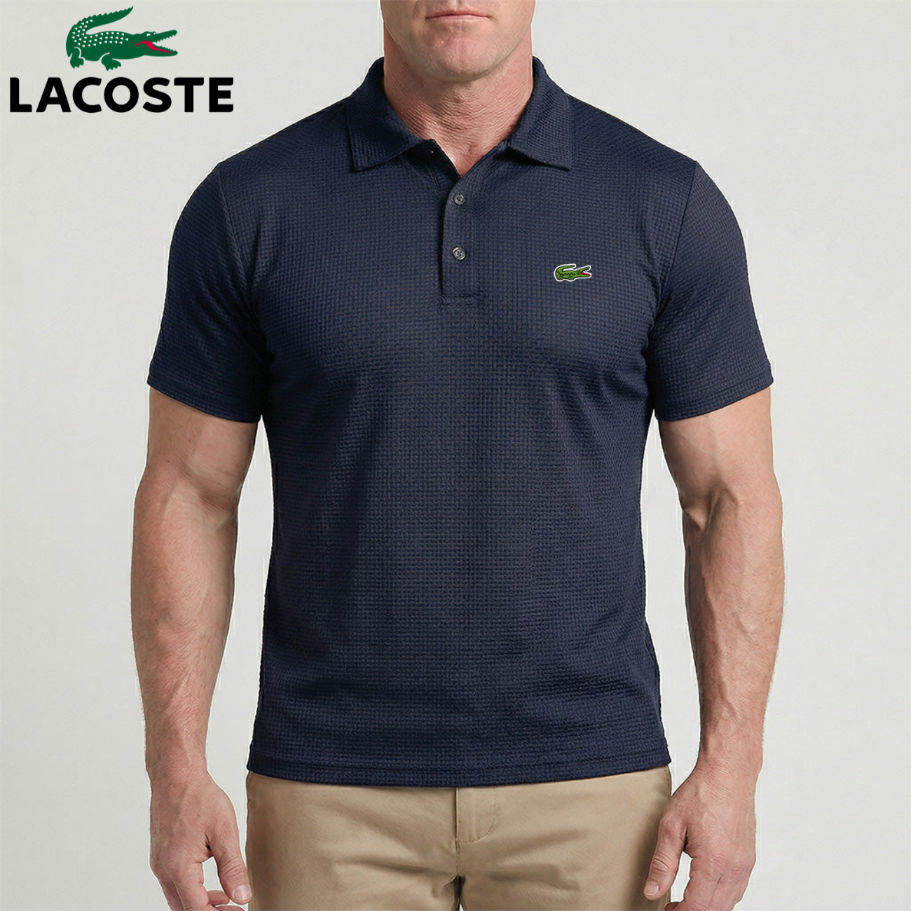 Waffle-Weave Tech Polo || Utförsäljning