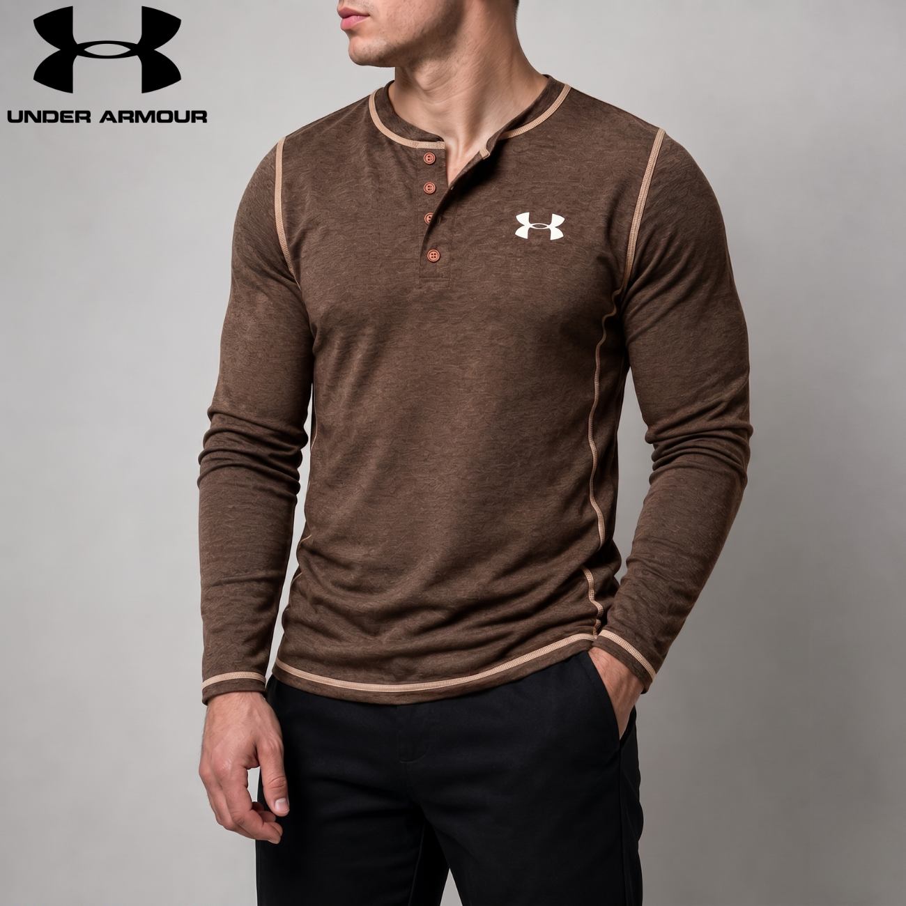 Långärmad Henley || Utförsäljning