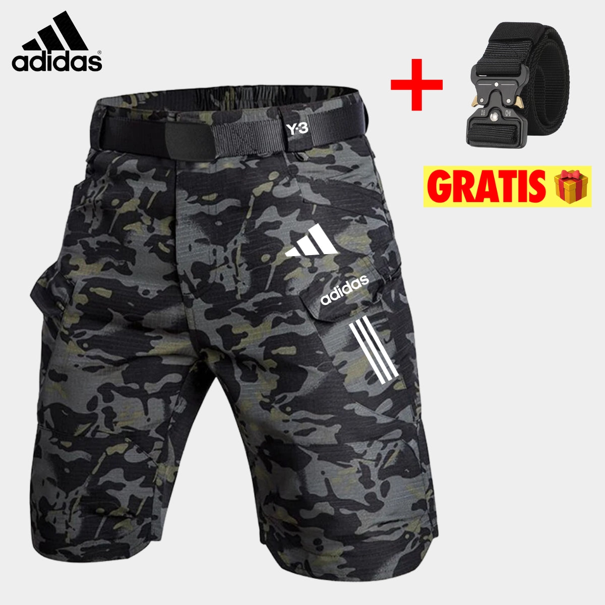 Taktiska Cargo-shorts + Gratis Bälte || UTFÖRSÄLJNING