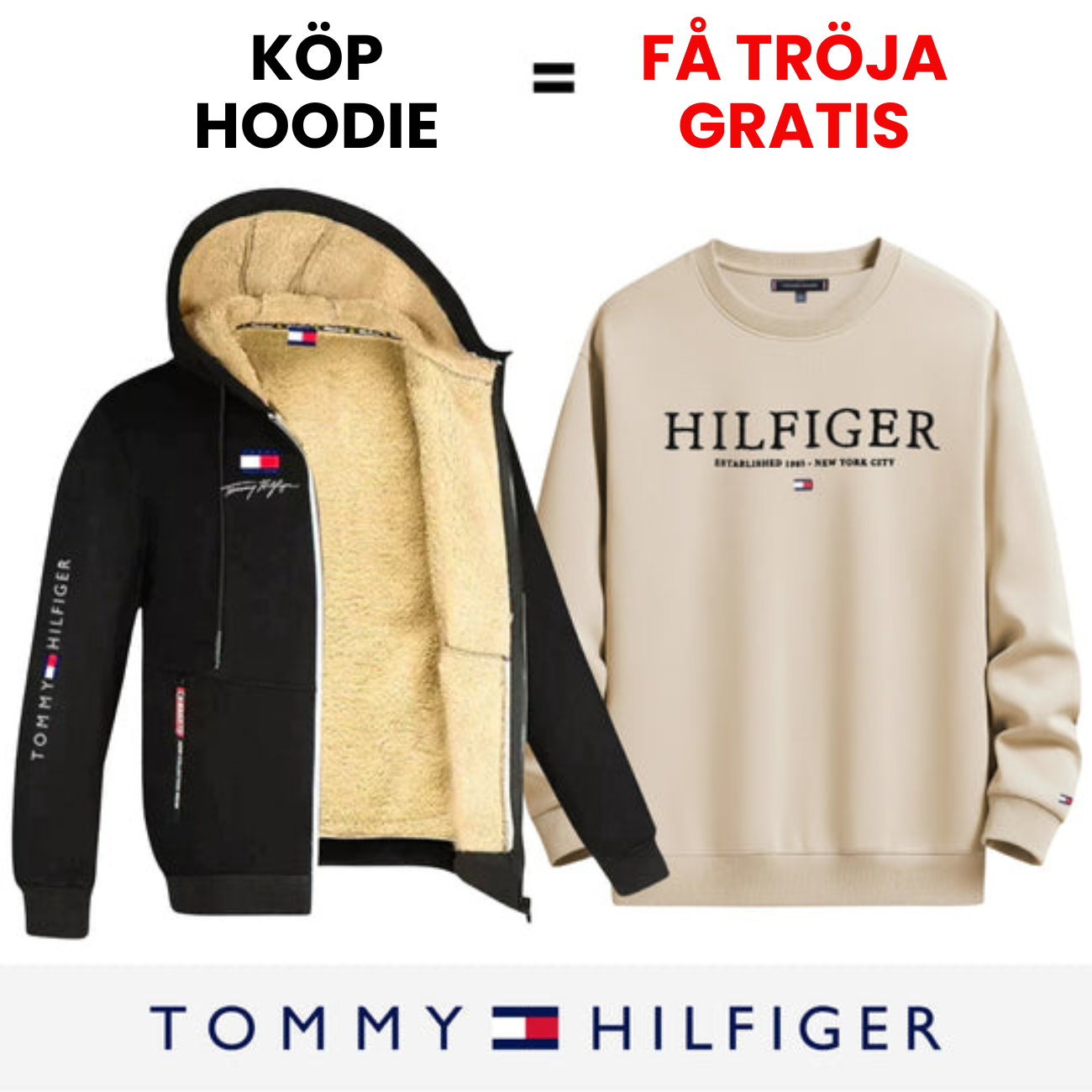 Premium Sherpa Hoodie + Sweat Erbjudande || BEGRĂNSAD ERBJUDANDE