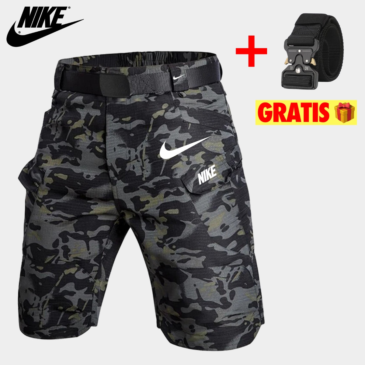 Taktiska Cargo-shorts + Gratis Bälte || UTFÖRSÄLJNING