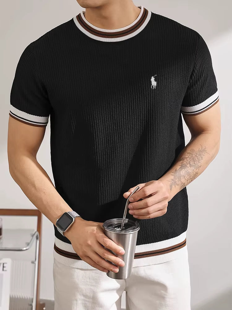 Casual T-shirt för män - med ren passform