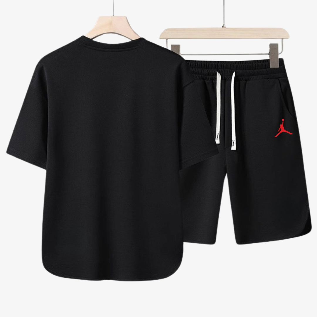 Avslappnad Herroutfit - T-shirt och Shorts
