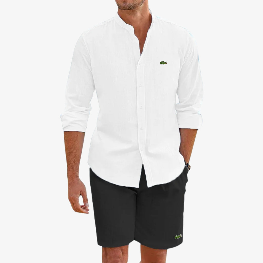 Elegant set med skjorta & shorts - UTFÖRSÄLJNING