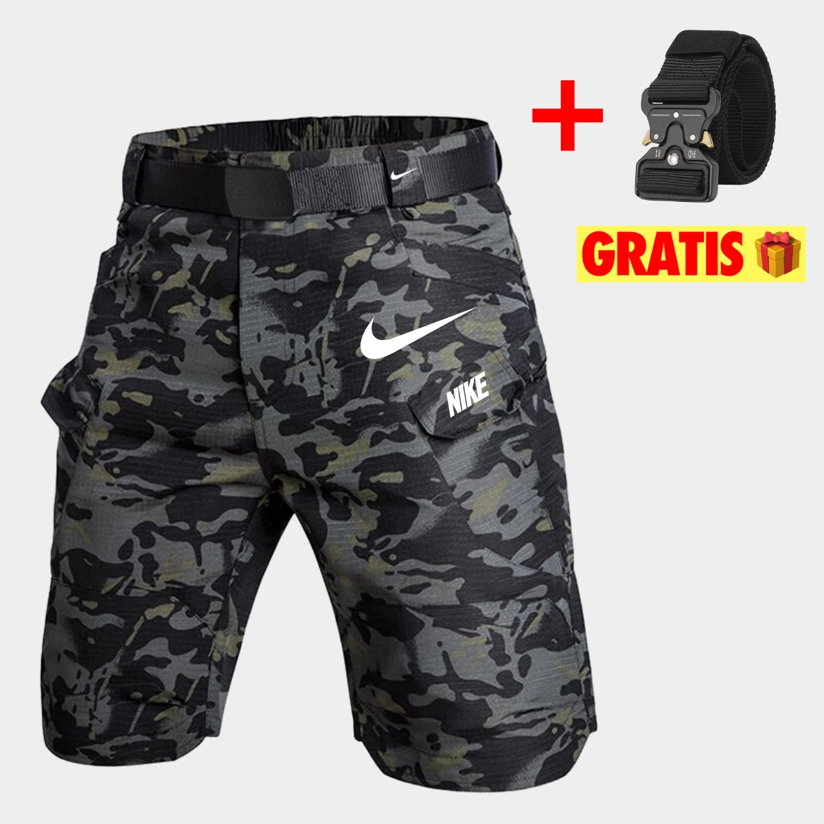 Taktiska Cargo-shorts + Gratis Bälte — UTFÖRSÄLJNING