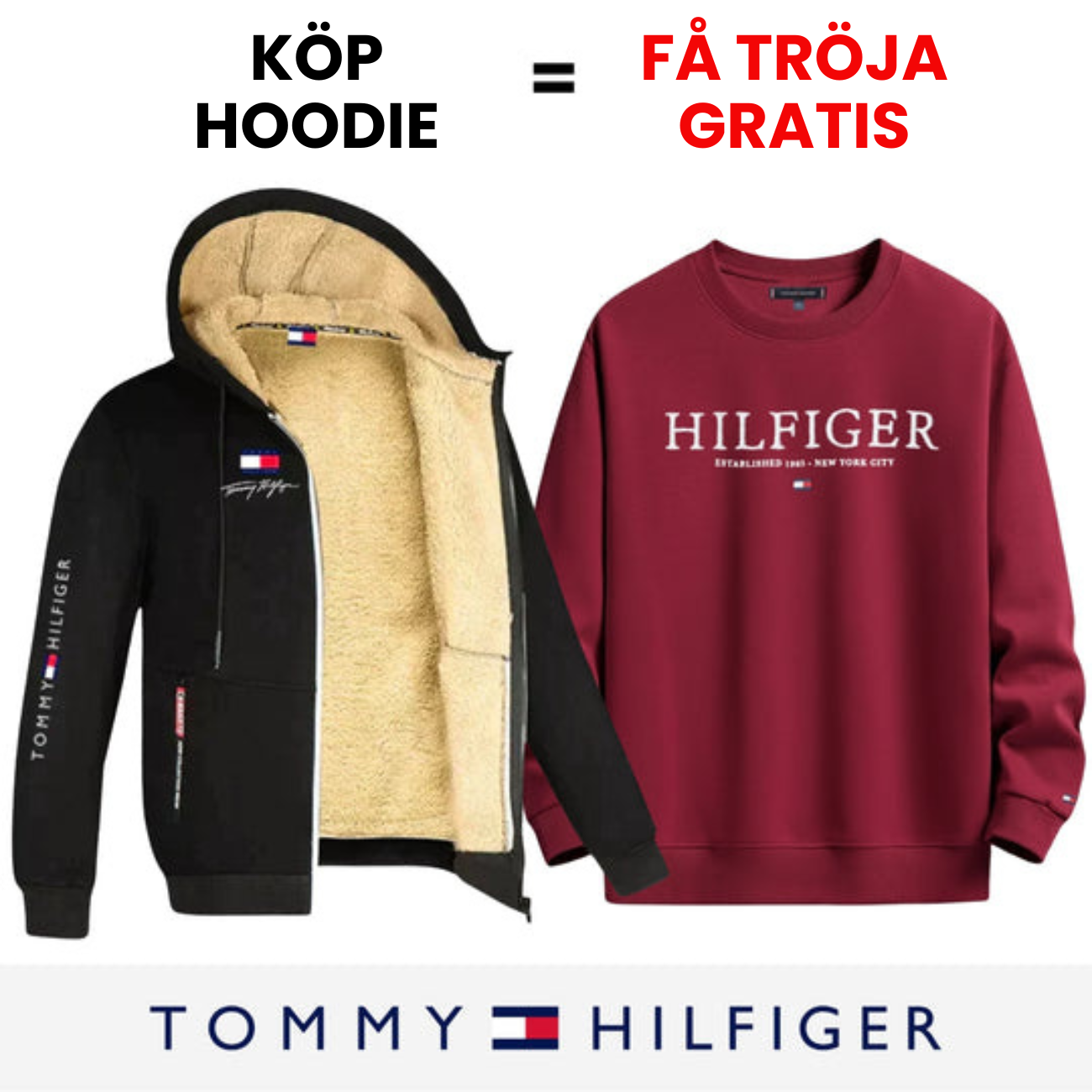 Premium Sherpa Hoodie + Sweat Erbjudande || BEGRĂNSAD ERBJUDANDE