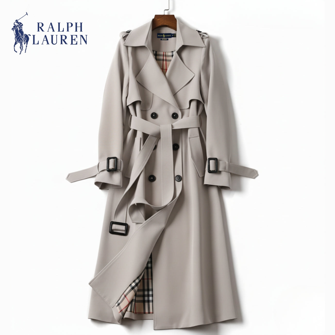 Elegant Trenchcoat med Bälte || UTFÖRSÄLJNINGSPRIS