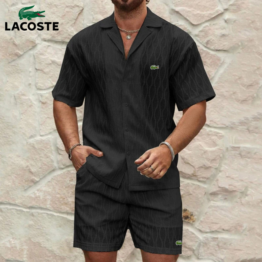 Sommarset Skjorta & Texturerade Shorts || REA