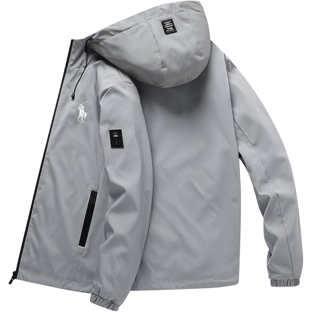 Teknisk Jacka med Huva i Urban Stil
