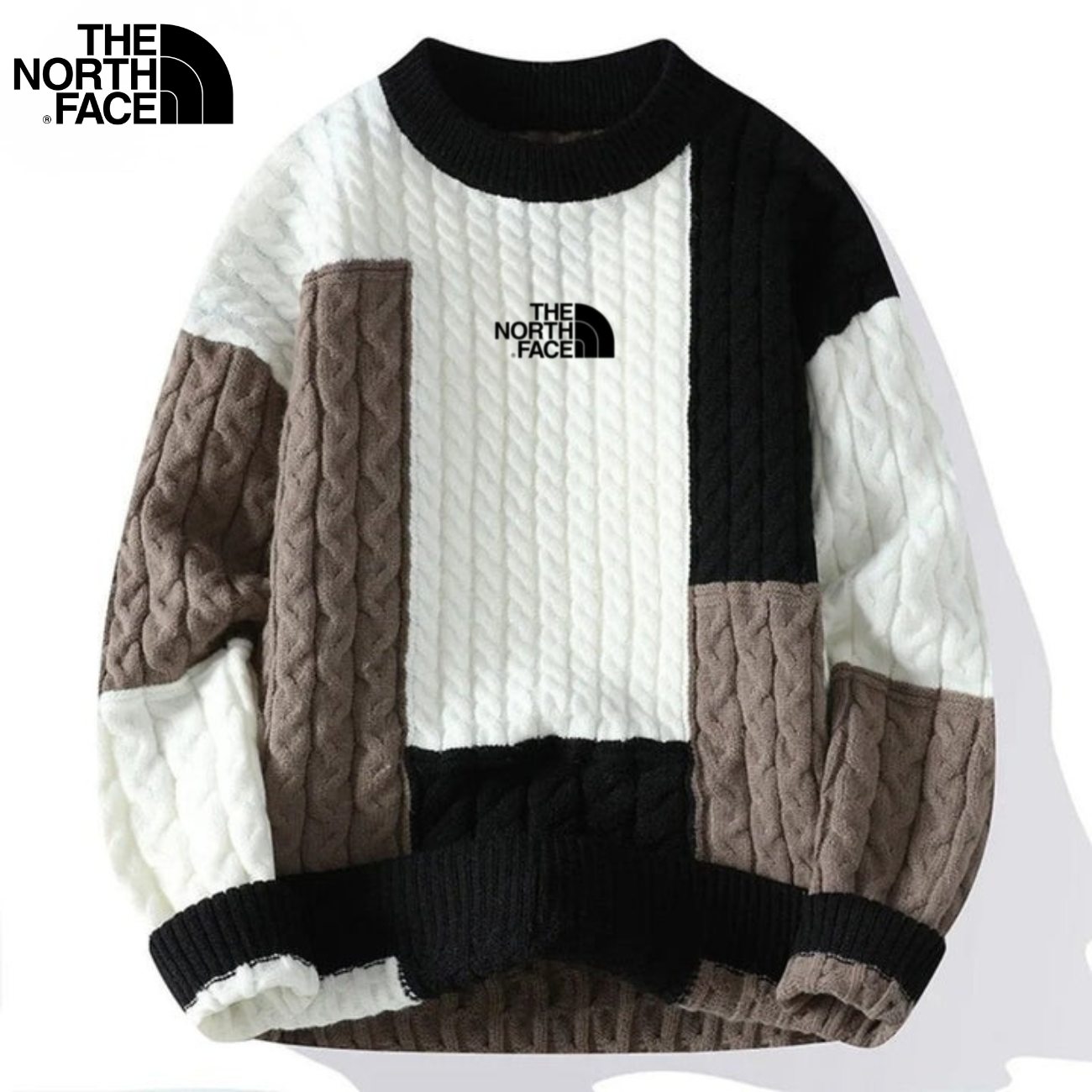 Retro Patchwork Tröja - UTFÖRSÄLJNING AV KOLLEKTION