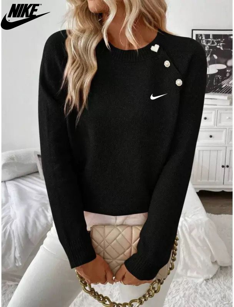 Essential Chic Knapptröja || Utförsäljning