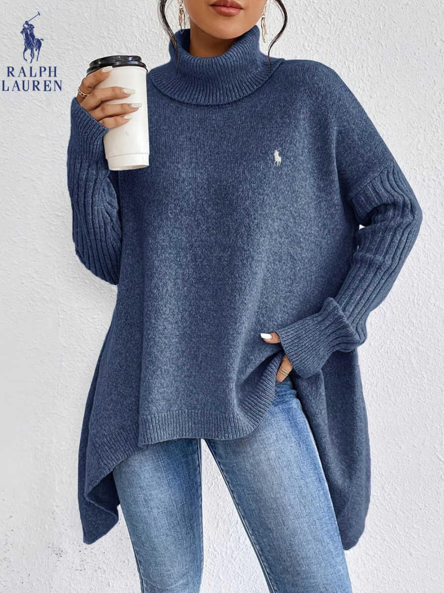 2026 Elegant Oversized Polotröja i Stickat || Utförsäljning