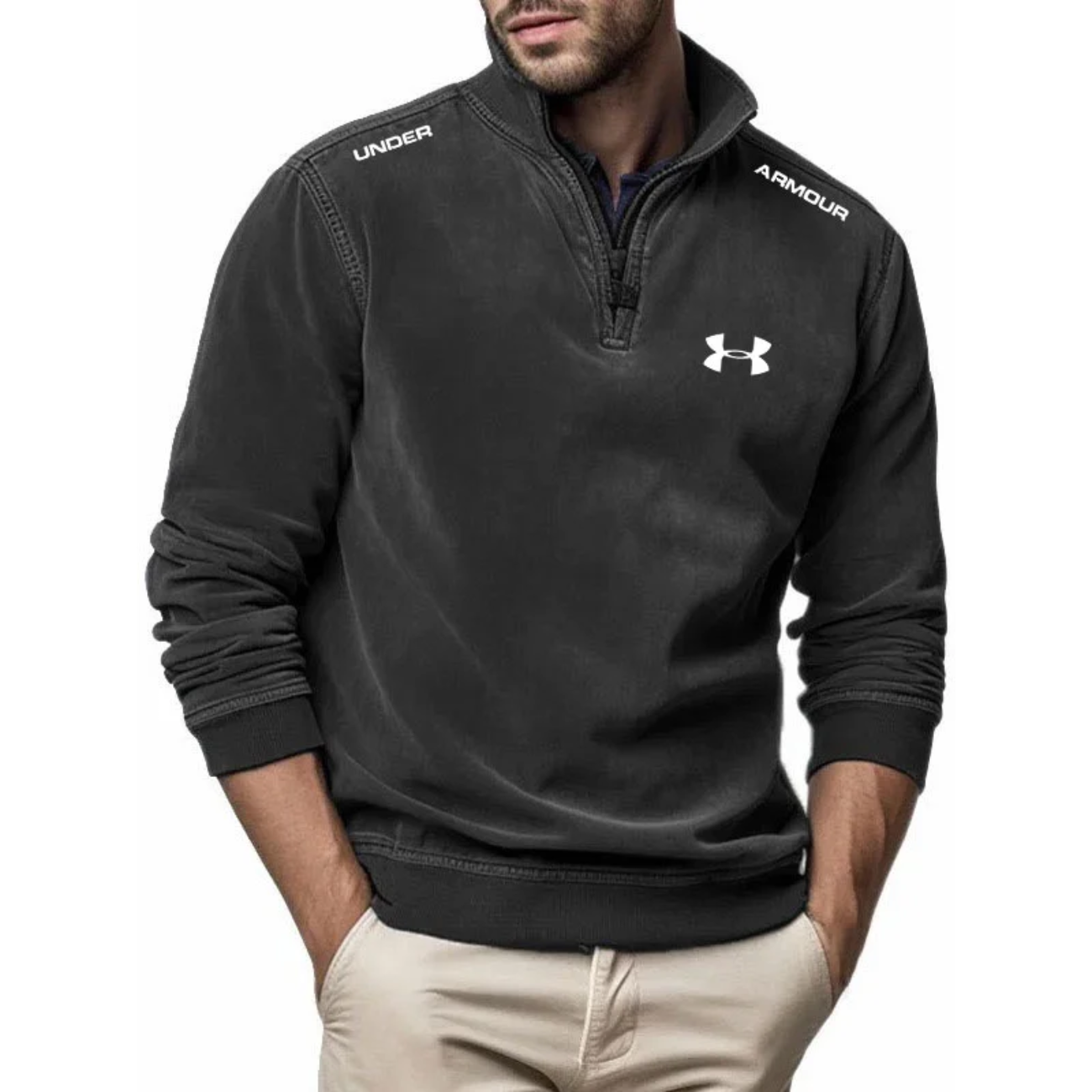2026 Sweatshirt med Quarter Zip - Utförsäljning