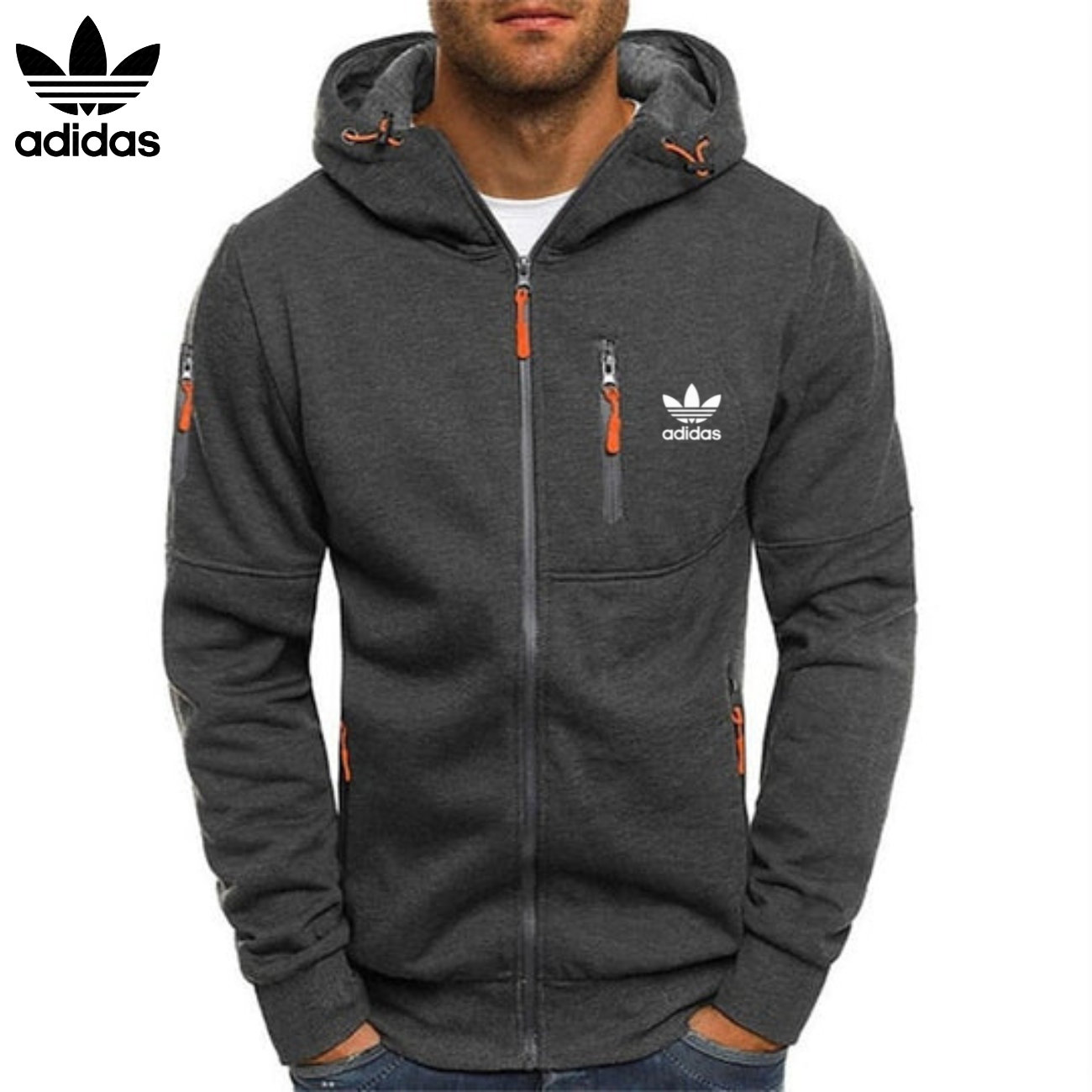 Premium Komfort Zip-Up Hoodie || Utförsäljning